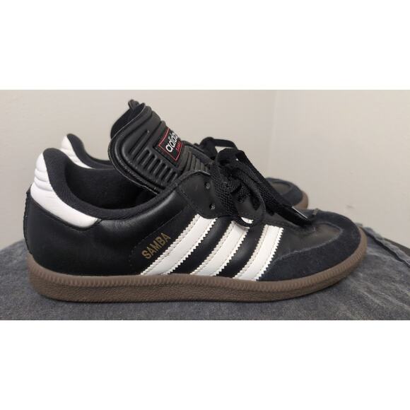 Adidas Samba OG Classic Black White Stripe Sneaker Men’s 7 - Picture 6 of 10